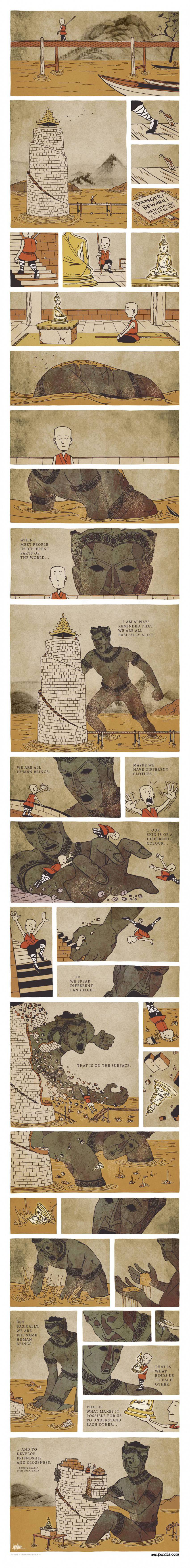 dalai lama zenpencil