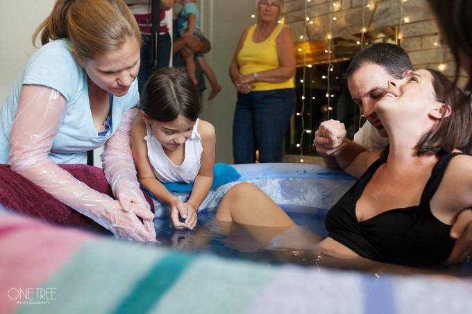 famiglia e partoriente