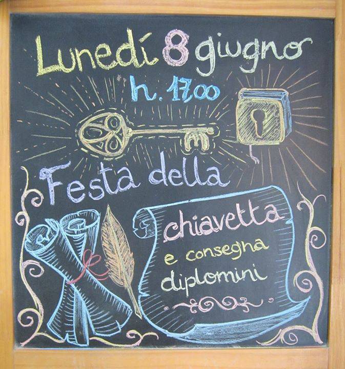 invito alla festa della chiavetta