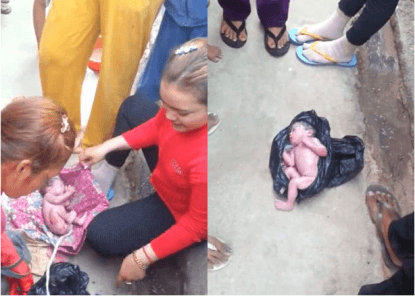 neonato trovato vivo