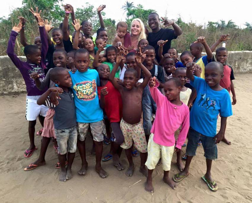 anja con tutti i ragazzi