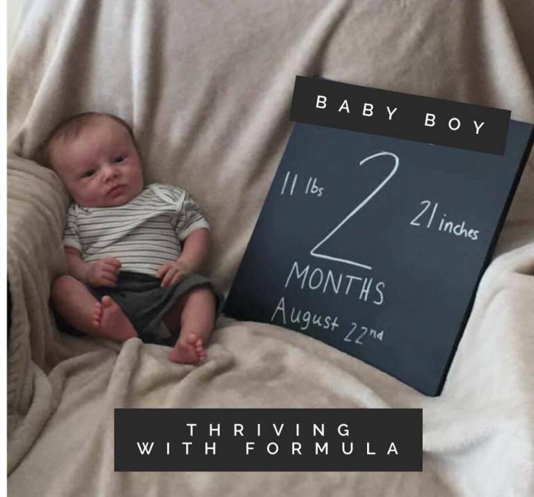 allattare al seno dopo due mesi