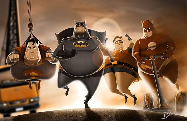 Fat Heroes by Carlos Dattoli