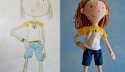realizzare pupazzi dai disegni dei bimbi
