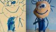 realizzare pupazzi dai disegni dei bimbi