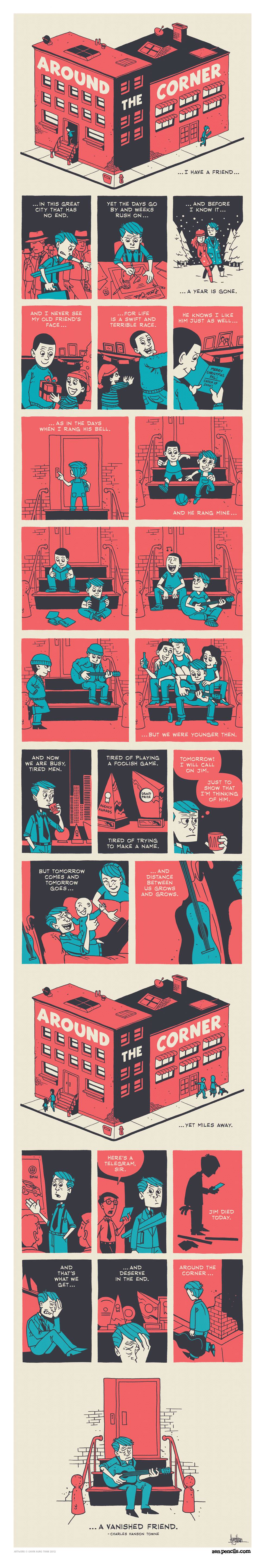 vignetta zen pencils dietro l'angolo