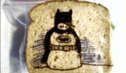 panino con il pupazzo di neve e batman