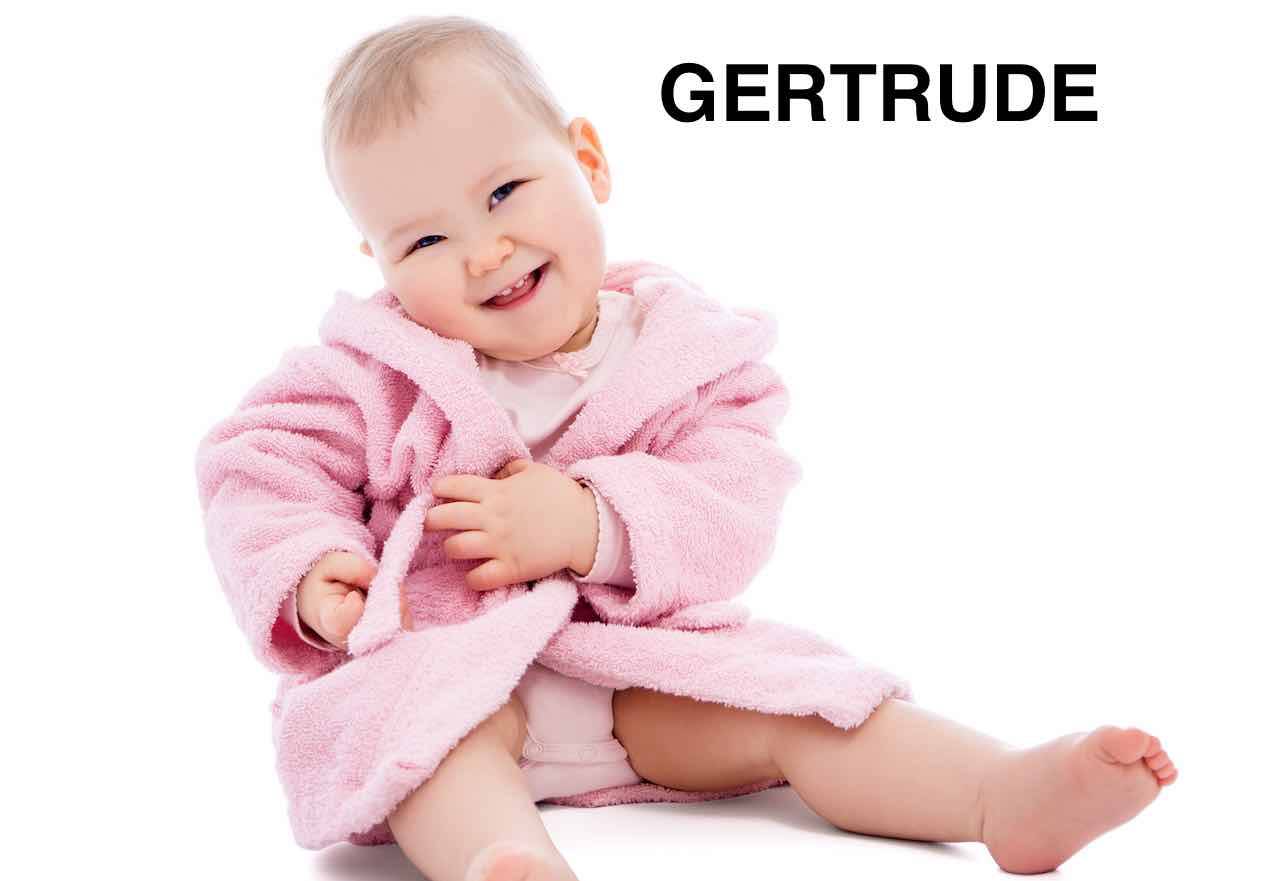 bambina nome gertrude