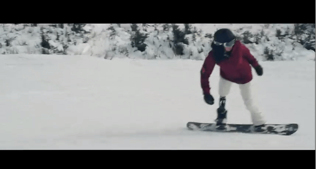 snowboarder senza una gamba