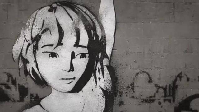 ragazza con il palloncino rosso