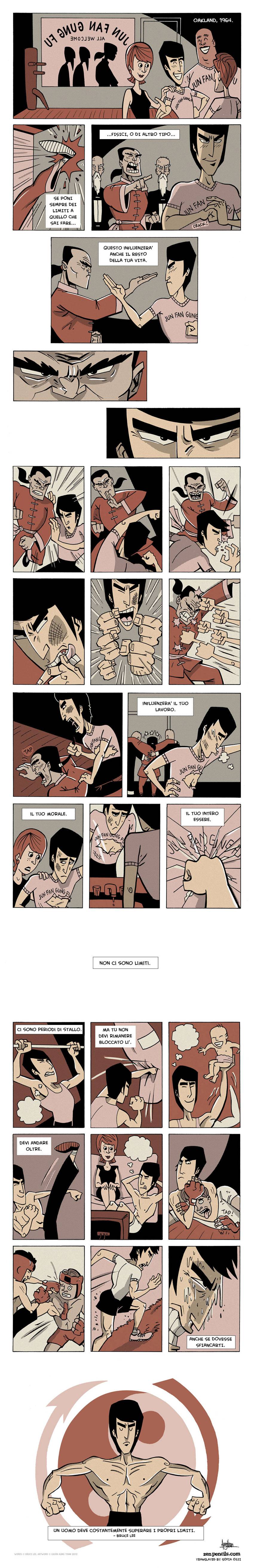 Fumetto Bruce Lee Zen pencils