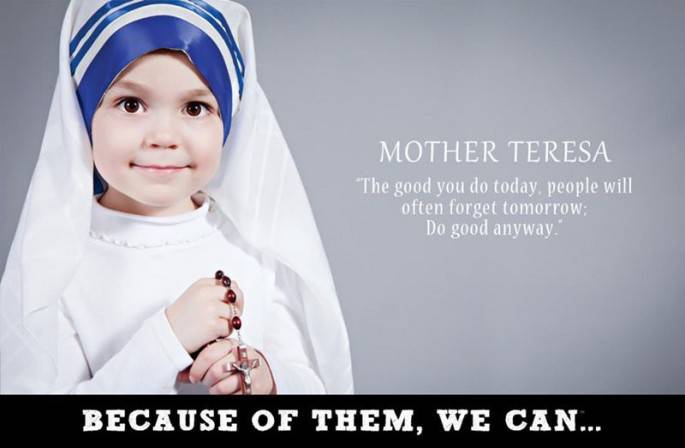 bimba come madre teresa