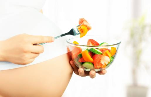 healthy nutrition and pregnancy.