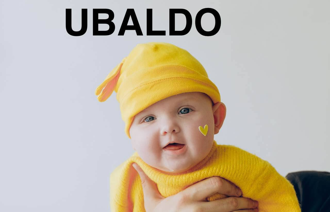 bambino nome ubaldo