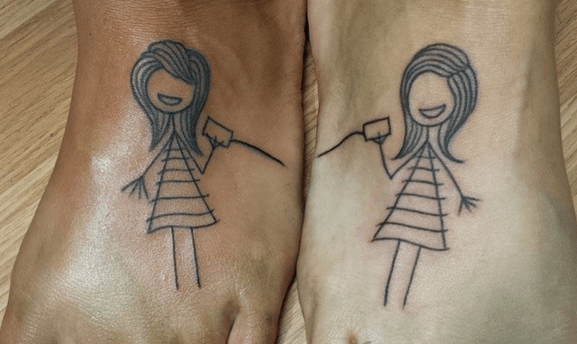 tatuaggi tra sorelle