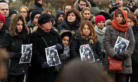 manifestazione per Tugce Albayrak