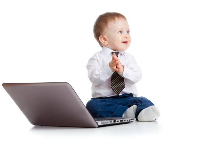 bambino come un adulto