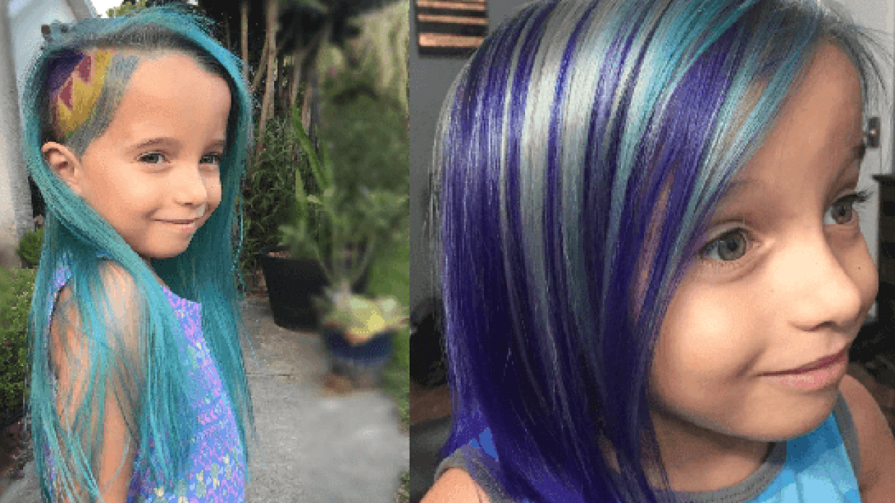 ciocche colorate capelli bambini