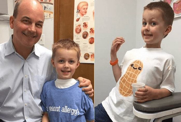 bambino con allergie