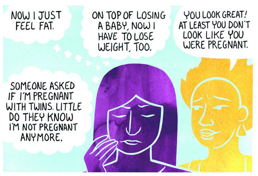 Vivere un aborto spontaneo 7 illustrazioni per capire cosa si prova (FOTO)