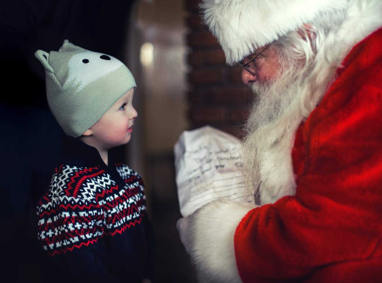 babbo natale bambino