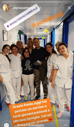 Paolo Bonolis Elena Santarelli