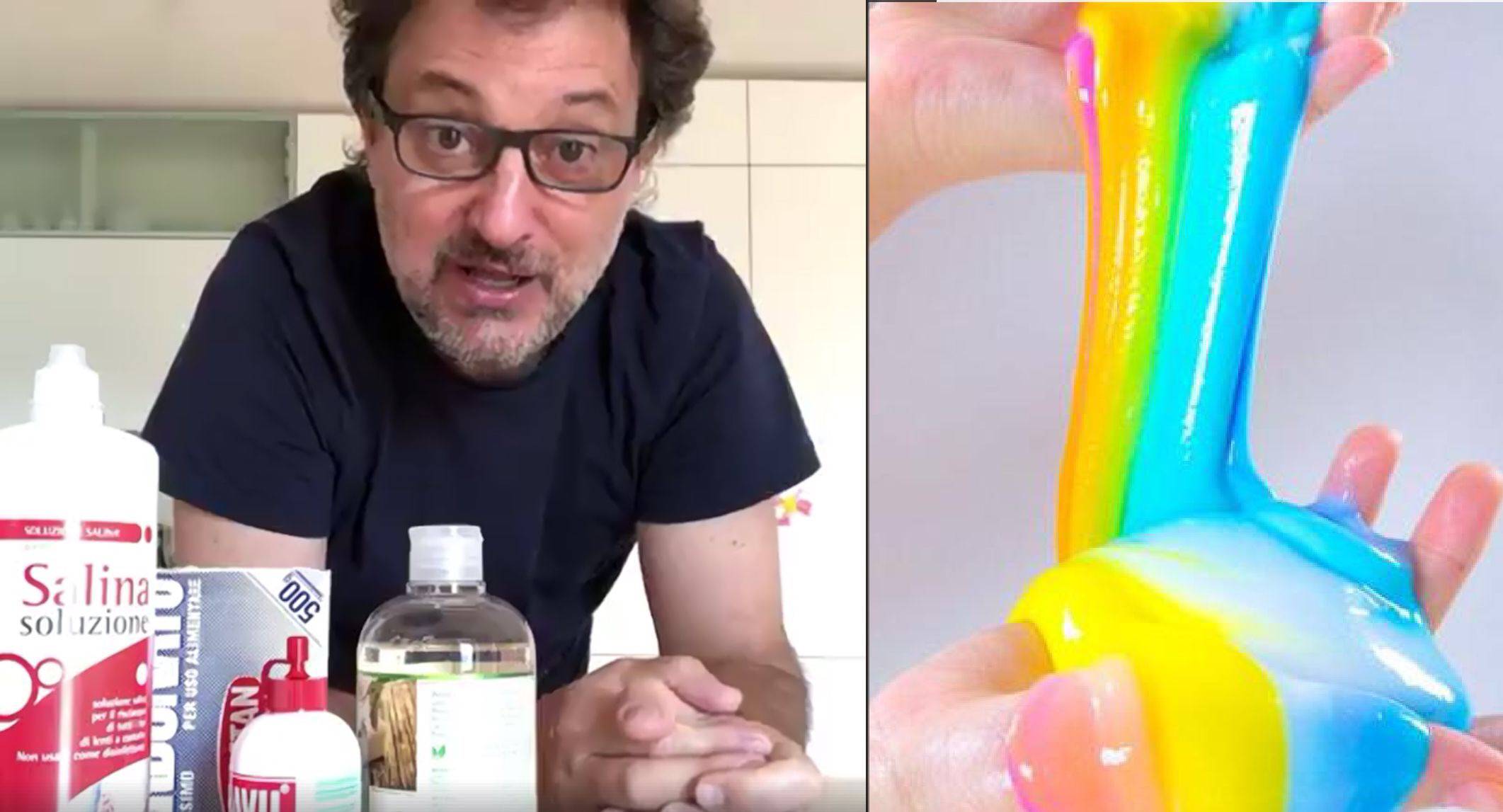 Slime fatto in casa Leonardo PieraccioniSlime fatto in casa Leonardo Pieraccioni