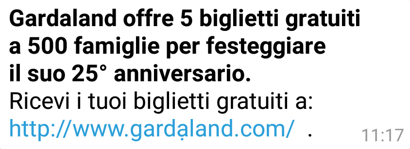 Gardaland bigliettib gratis