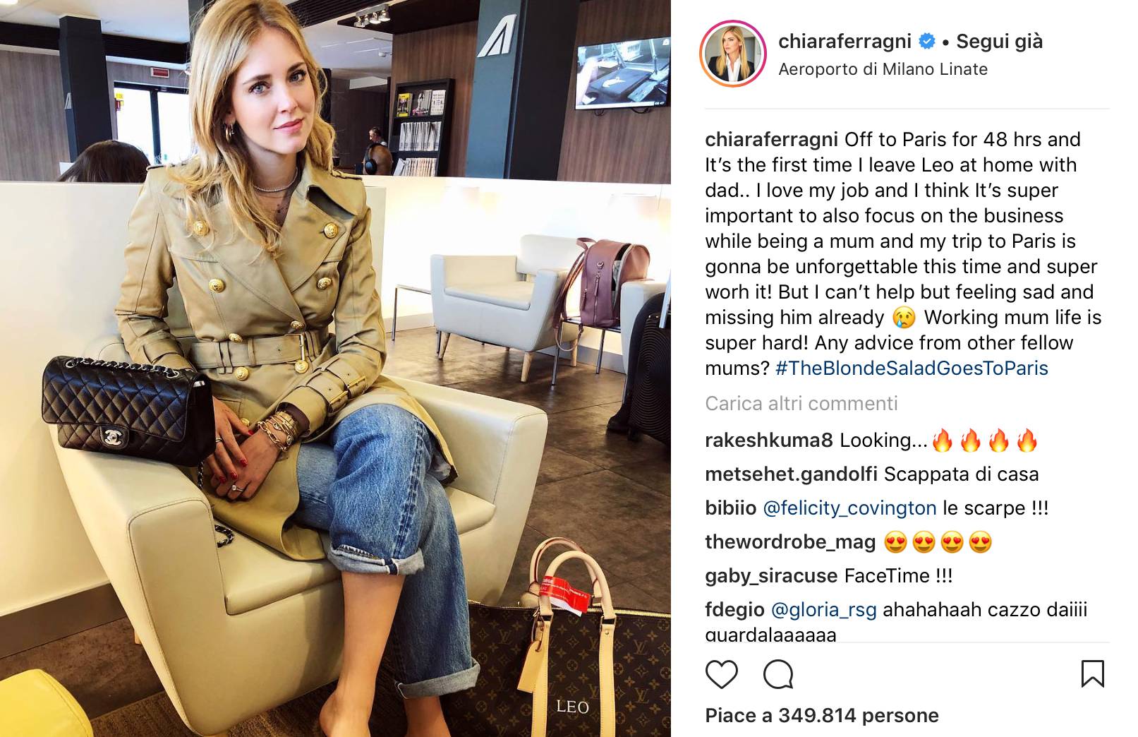 Chiara Ferragni mamma