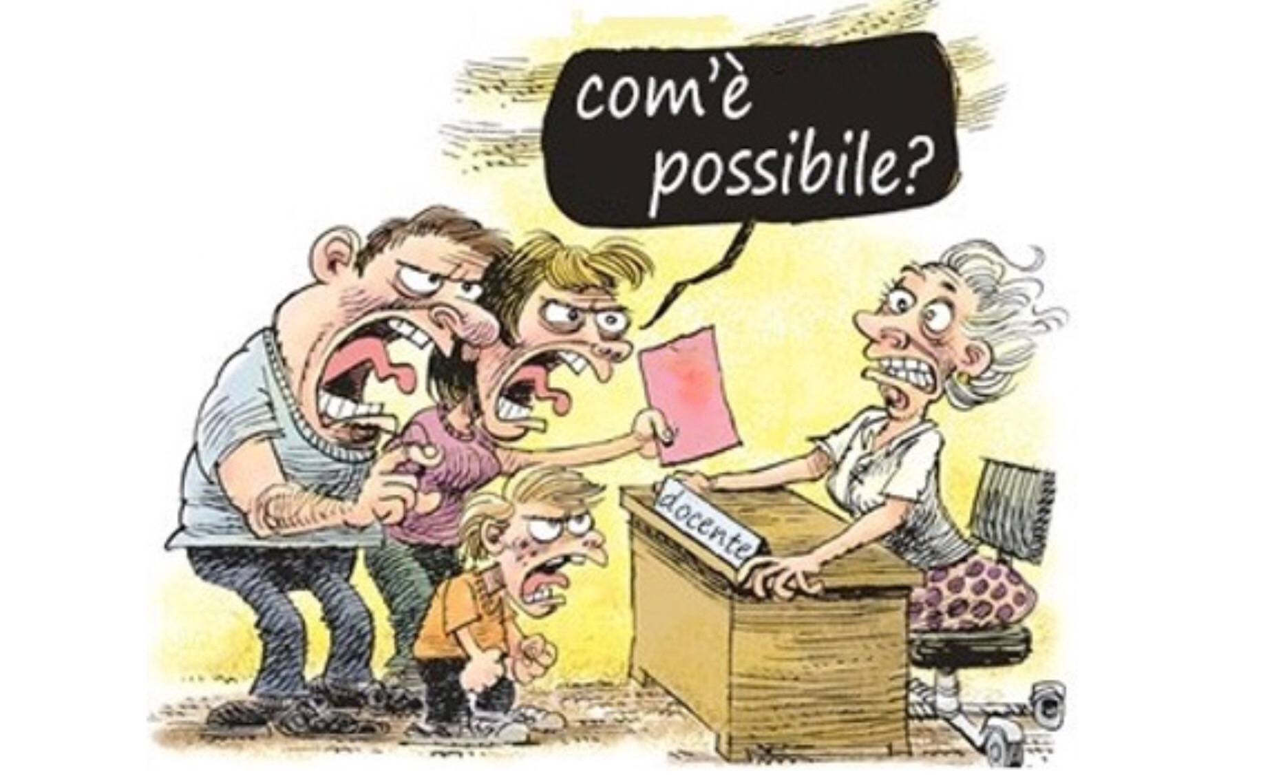 Mamma denuncia voto pagella