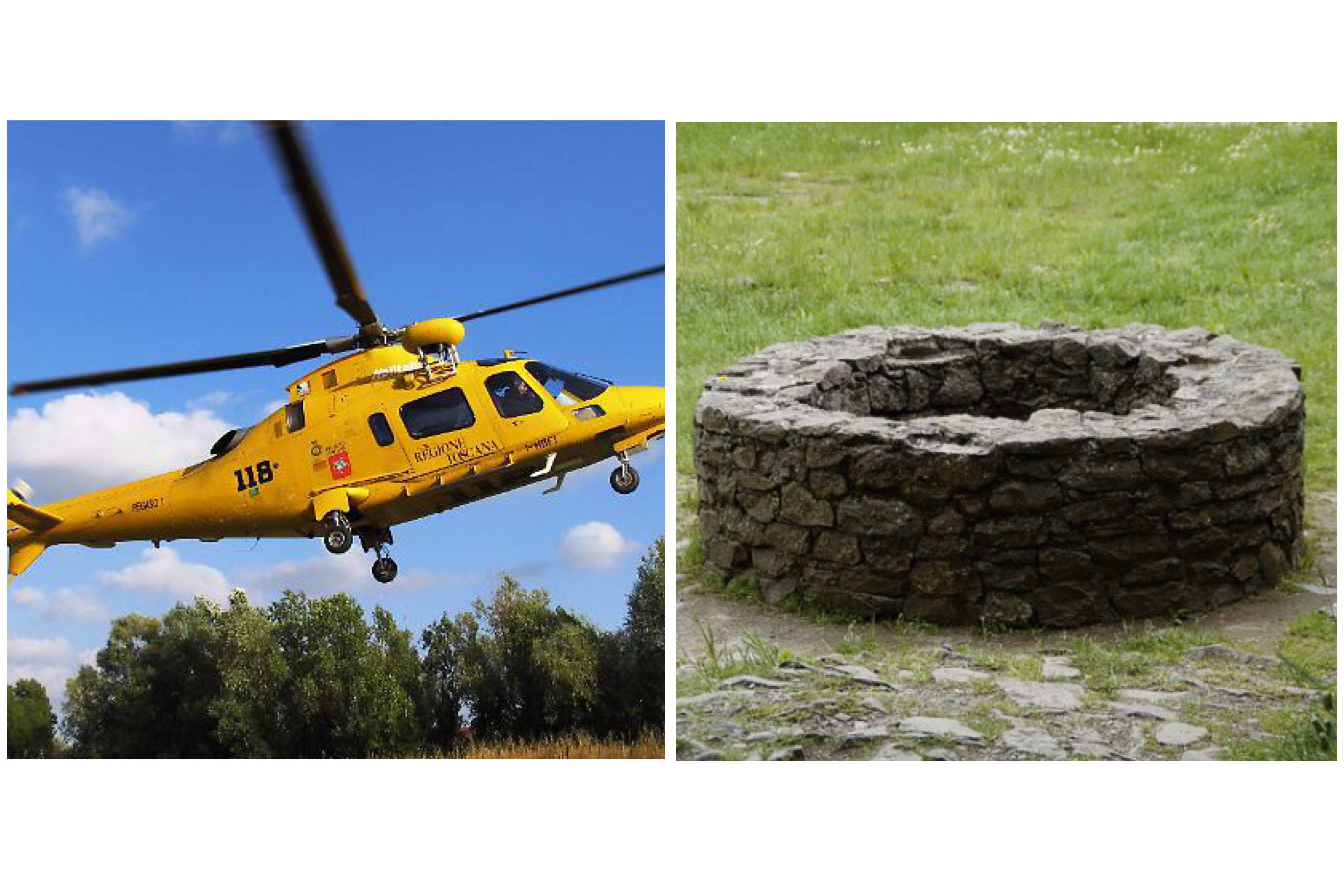 Bimba cade nel pozzo Siena