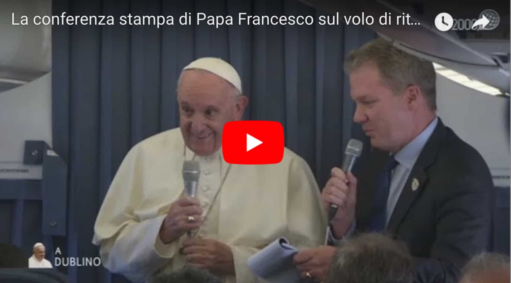 Conferenza Papa Francesco