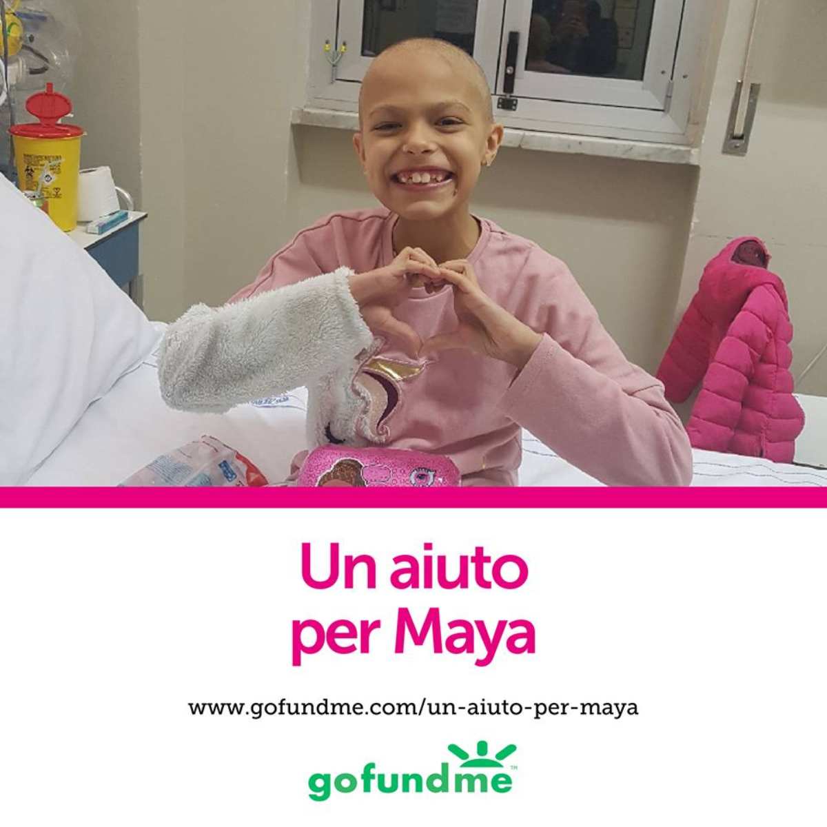 bambina malata cerca aiuto