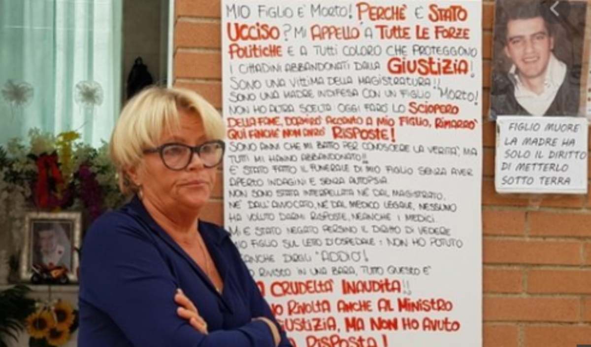 mamma fa sciopero fame per figlio