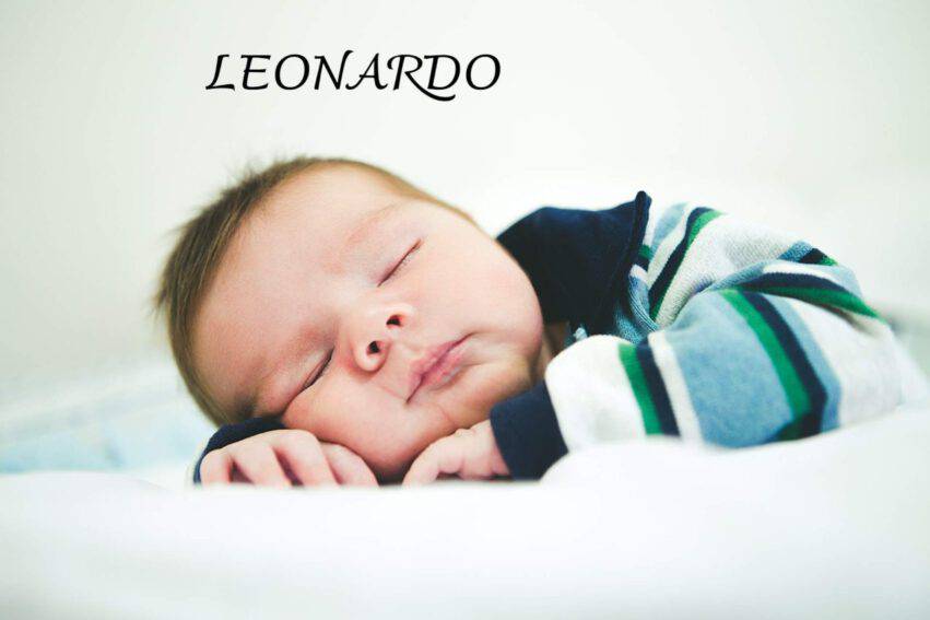 bambino dorme leonardo