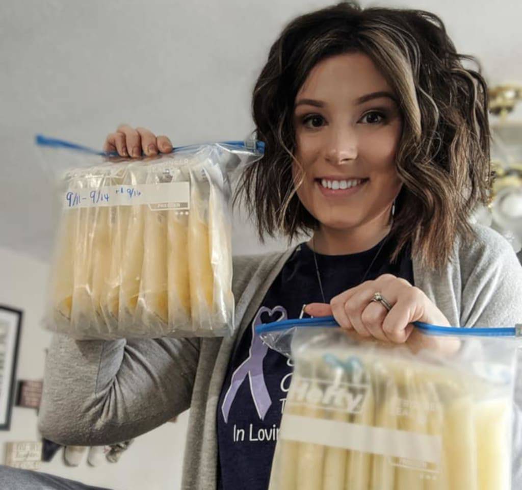 mamma perde il figlio dona latte