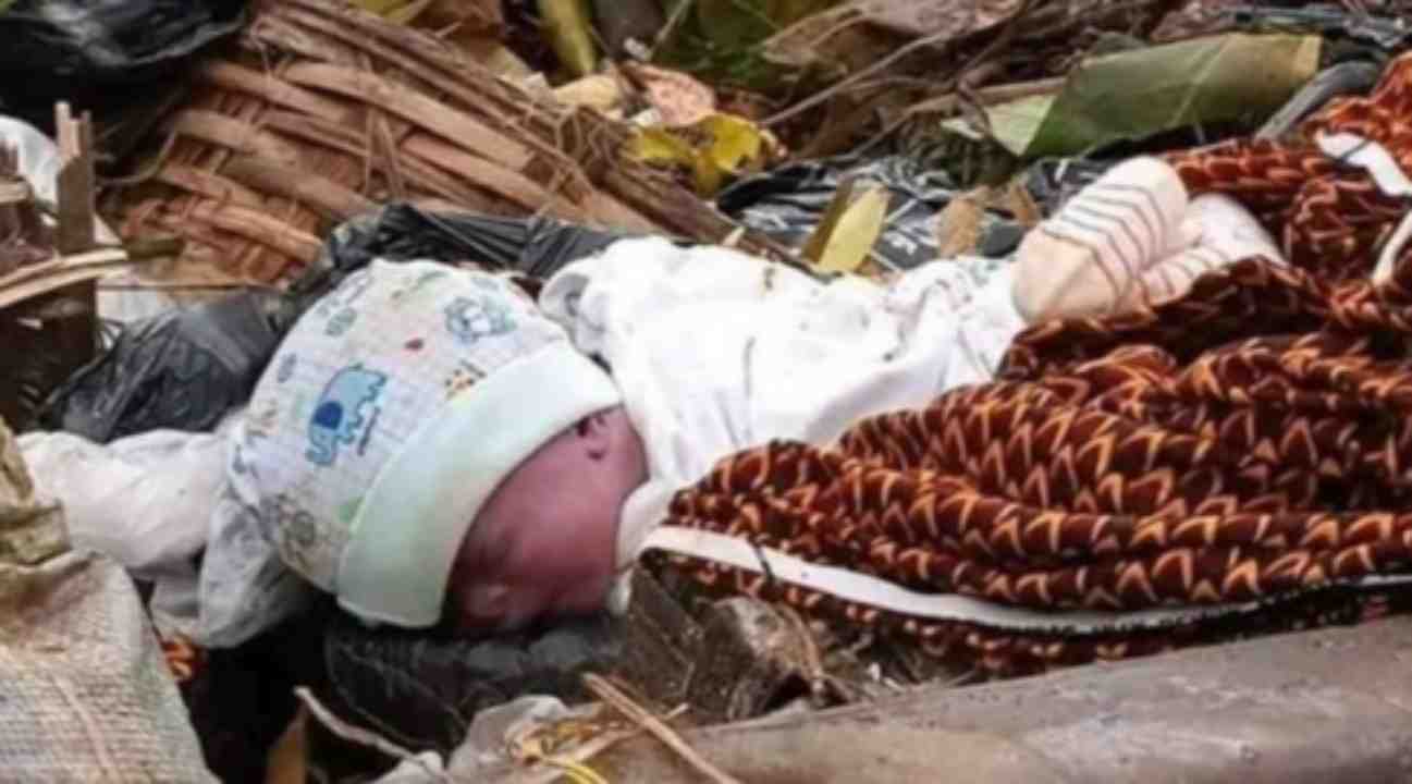 neonata abbandonata in una scatola