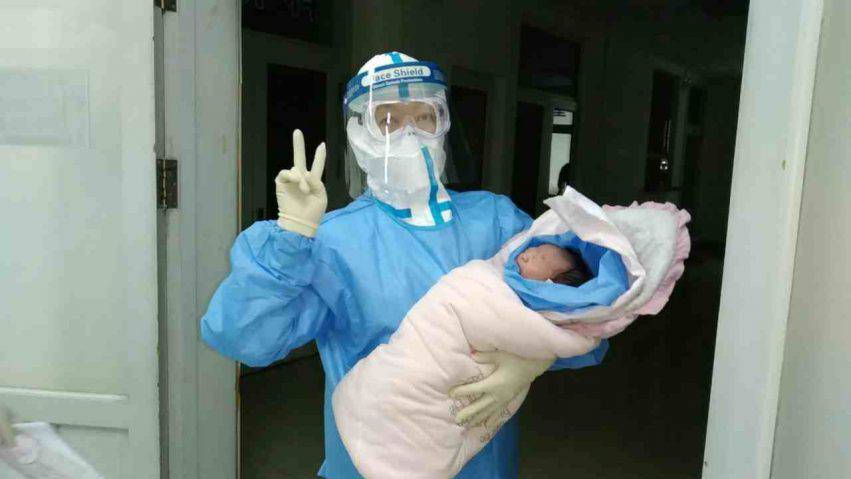 coronavirus nasce bimba sana da mamma malata
