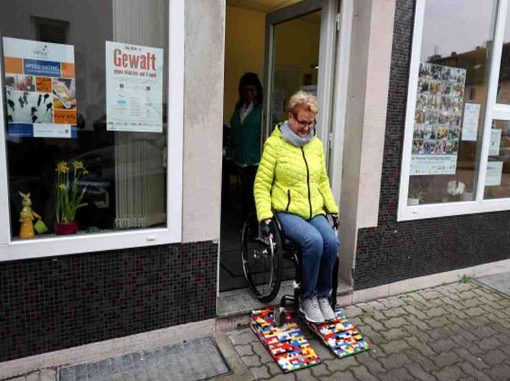 Rampe per disabili con i Lego