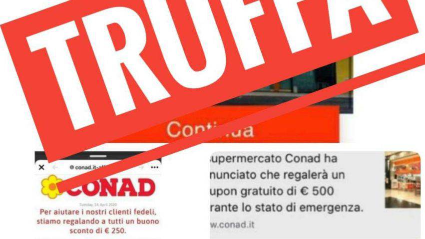 coop esselunga e conad truffa