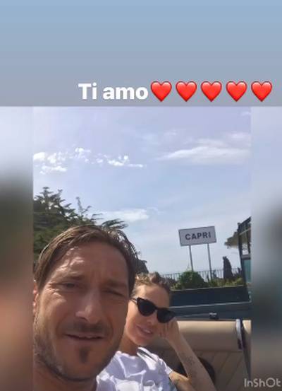 Ilary Blasi e Totti