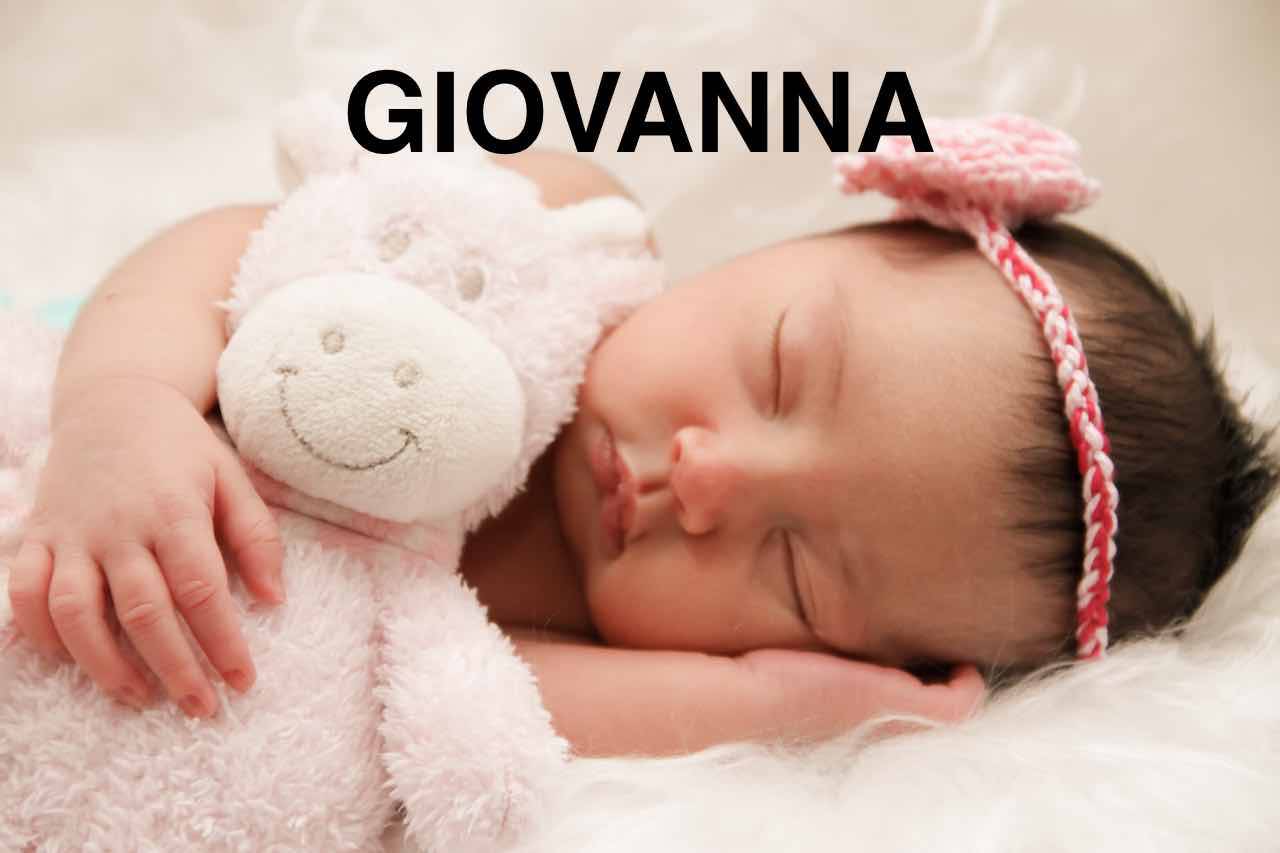 BAMBINA NOME GIOVANNA