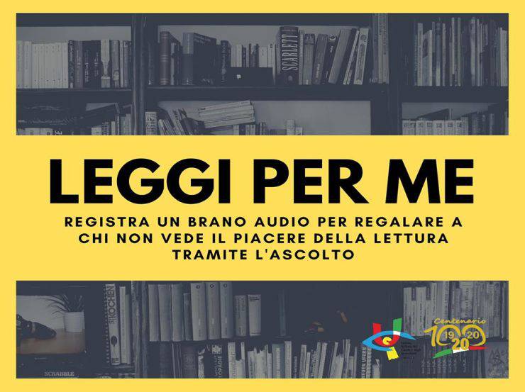 #LeggiPerMe campagna