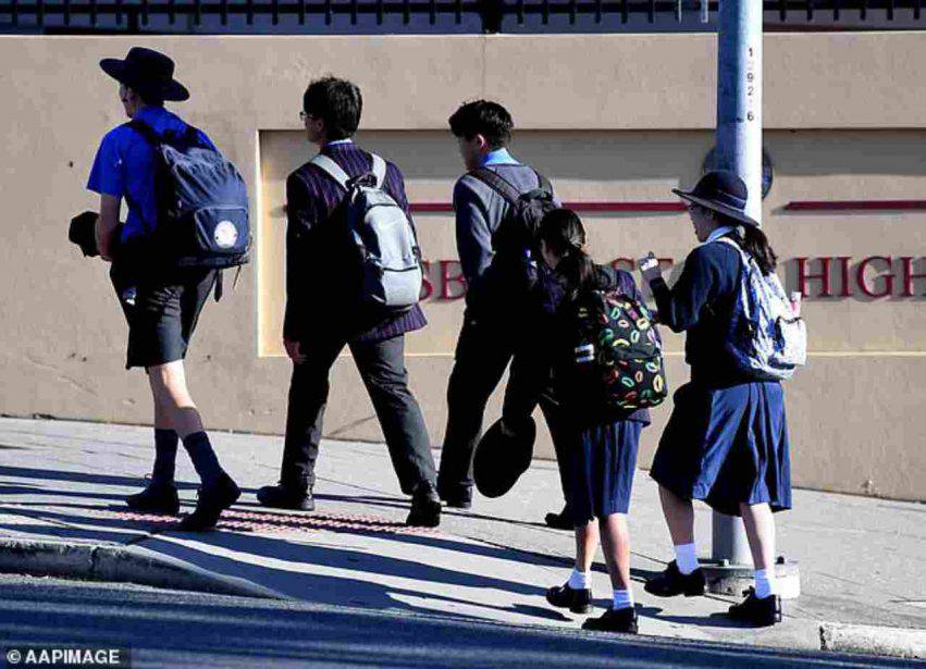 studenti a scuola in Australia