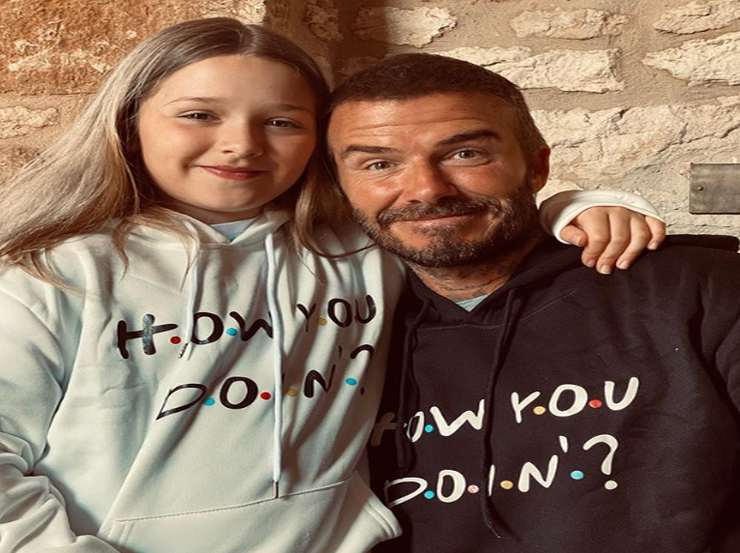 David Beckham video figlia