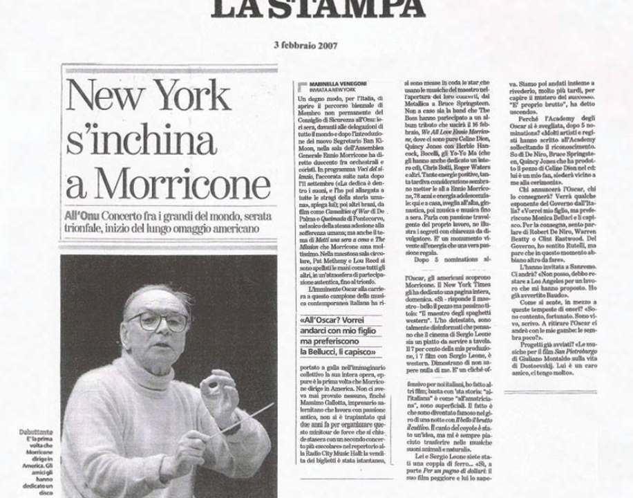 addio ennio morricone