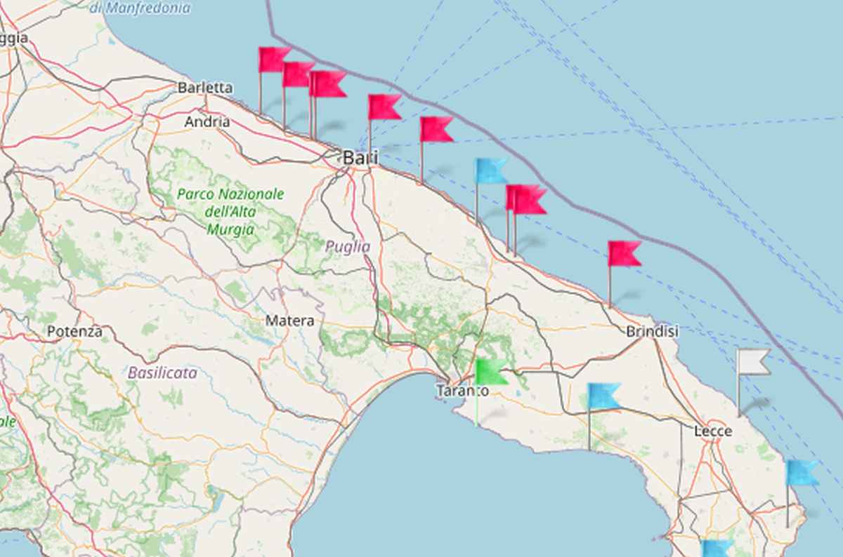 Spiagge contaminate dall'alga tossica