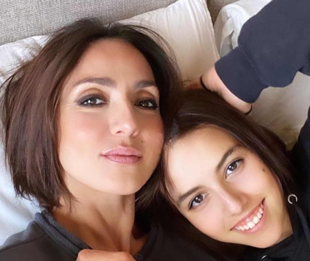 Ambra Angiolini e figlia