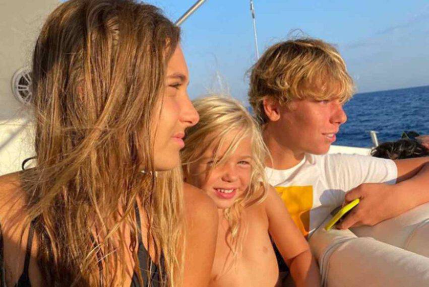 Francesco Totti e Ilary Blasi vacanze