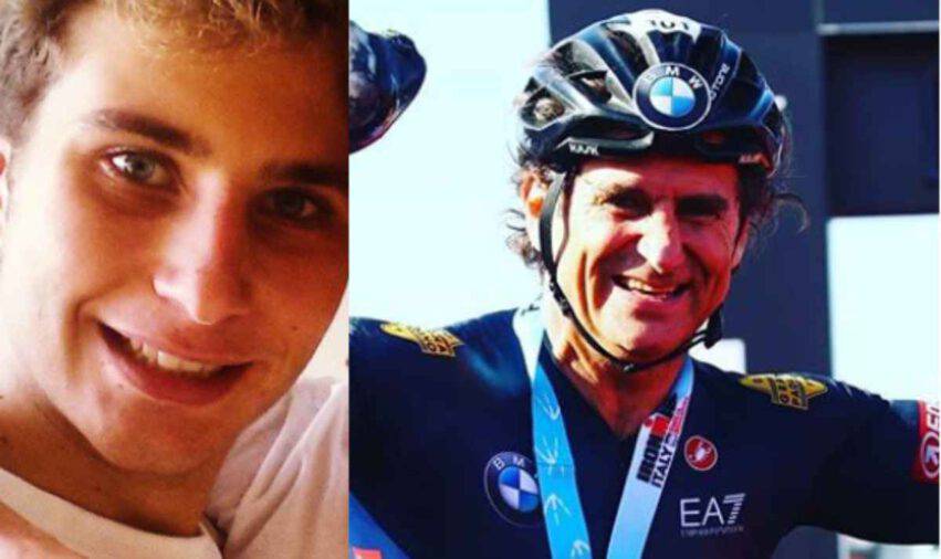 Niccolò Zanardi e Alex Zanardi